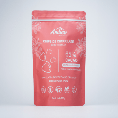 CHIPS de CHOCOLATE - 65% - Keto - 200G