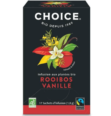 INFUSIÓN ROOIBOS VAINILLA orgánica - 17 bolsas - Choice