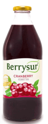JUGO de CRANBERRY - 1 L - Berrysur