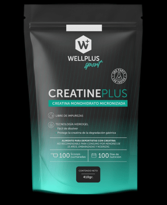 CREATINA PLUS Monohidrato Micronizada - 410 g - Wellplus