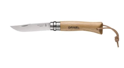 CUCHILLO OPINEL N°7 -  LAZO de CUERO - Opinel