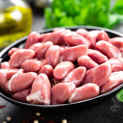 CORAZONES de POLLO de agricultura regenerativa - Paq 300g app - Tinajacura