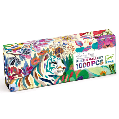 PUZZLE - TIGRES ARCOIRIS - 1000 PIEZAS