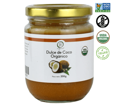 DULCE DE COCO ORIGINAL ORGÁNICO - 200 gr - B Organics