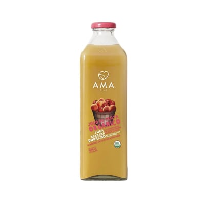 JUGO de MANZANA y DURAZNO orgánico - 200ml CAJITA