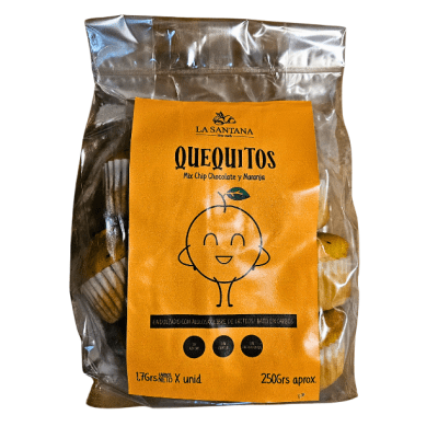 QUEQUITOS MIX - Chips Chocolate y Naranja x 6uu - La Santana