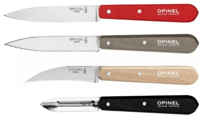 SET CUCHILLOS OPINEL LOS ESENCIALES - 4 uu - Opinel