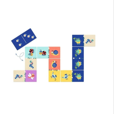 Domino Pequeños animales 28 pcs - DJECO
