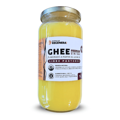 GHEE PREMIUM GRASS-FED - 1 Litro (mantequilla clarificada)