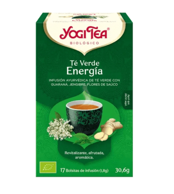 TÉ ORGÁNICO YOGI TEA - GREEN ENERGY x 17 Bolsitas