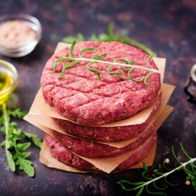 HAMBURGUESAS VACUNO/CORDERO (BORREGO) - 4uu - 600g - Panguilemu