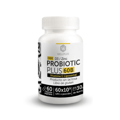 Probiotic Plus 60B IMM - 60 cápsulas - WELLPLUS