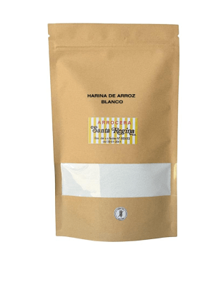 HARINA DE ARROZ INTEGRAL SIN GLUTEN - 500 gr DOYPACK - Santa Regina