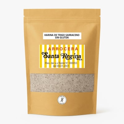 HARINA DE SARRACENO INTEGRAL - SIN GLUTEN (SIN PESTICIDAS) - 500 gr - Santa Regina