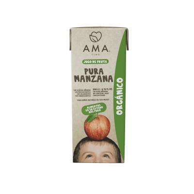 JUGO DE MANZANA ORGÁNICO 200ml