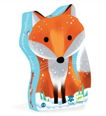 PUZZLE SILUETA - GINGER PEQUEÑO ZORRO - 24 PIEZAS