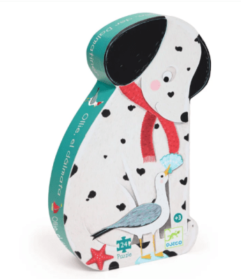 Puzzle SILUETA Ollie, el dálmata - 24 piezas - Djeco