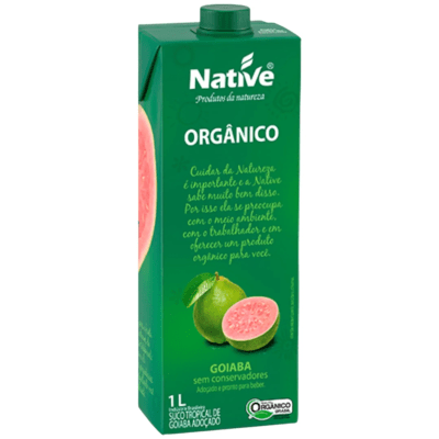 JUGO GUAYABA ORGANICO - 1 L - NATIVE