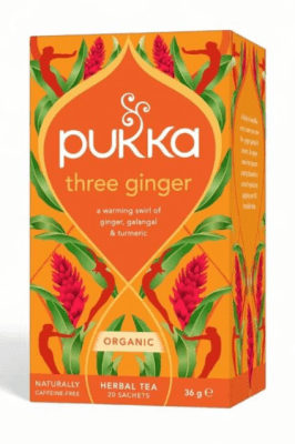 TÉ ORGÁNICO - THREE GINGER - 20 BOLSITAS