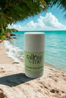 BARRA de PROTECTOR SOLAR TALLOW+Óxido de zinl SPF 30 - 30 ml - TALLOW AND ME