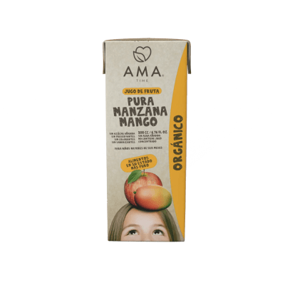JUGO de MANZANA y MANGO  - 200ml CAJITA