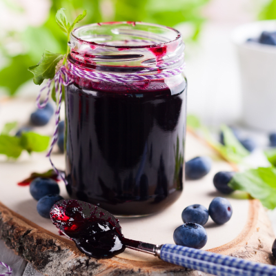 MERMELADA DE ARANDANOS - 500g - LAGO BUDI