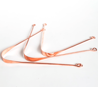 LIMPIADOR de LENGUA de COBRE