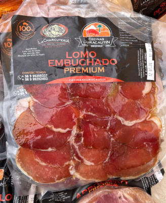 LOMO EMBUCHADO LAMINADO - 100g  - Cecinas Curacautin