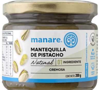 MANTEQUILLA de PISTACHO - 200g - Manare