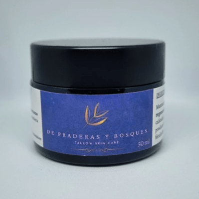 CREMA FACIAL TALLOW NOCHE - CORDERO - 50 ml - De Praderas y Bosques