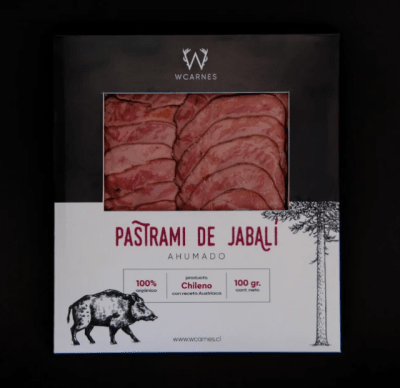 JABALÍ – PASTRAMI - 100g –  W Carnes