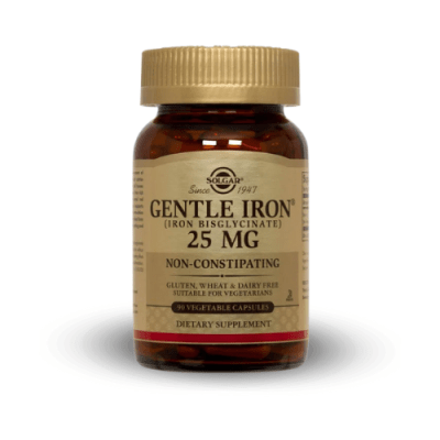 GENTLE IRON  - 25 MG - 90 Cápsulas - Solgar