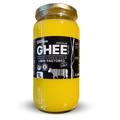 GHEE PREMIUM GRASS-FED - 1 Litro (mantequilla clarificada)
