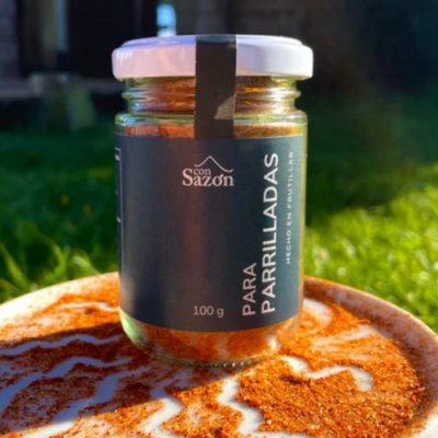 SAZÓN para PARRILLADAS - 100g - Con Sazón
