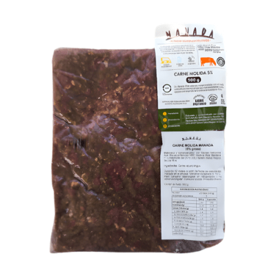 CARNE MOLIDA ANGUS 5% - 500gr - Manada