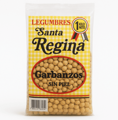 GARBANZOS libres de químicos - 1Kg - Santa Regina