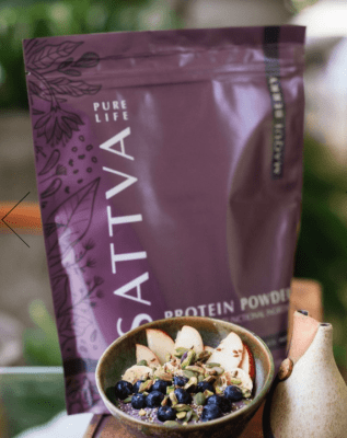 PROTEÍNA VEGETAL - Sabor MAQUI BERRY  - 1080g - Sattva Pure Life
