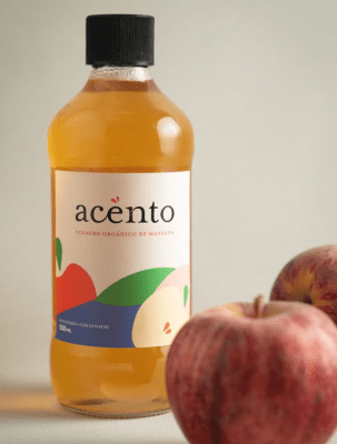 VINAGRE de MANZANA Orgánico - 500ml - Acento