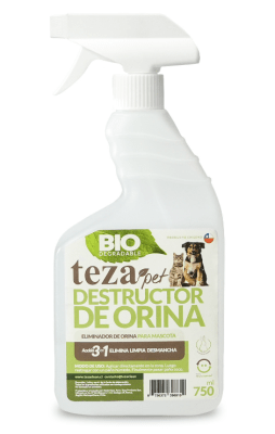 ELIMINADOR DE ORINA BIODEGRADABLE - 750 mL - TEZA PET