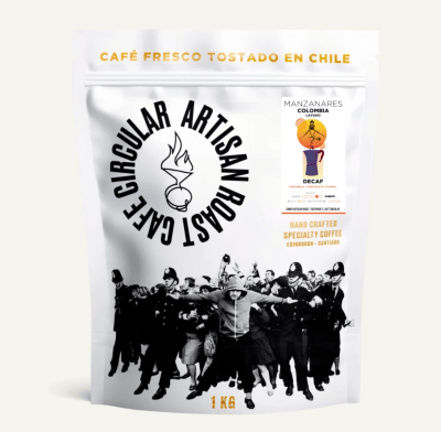 CAFÉ grano DESCAFEINADO (proceso natural) – 1kg – Artisan Roast