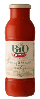 SALSA DE TOMATE - PASSATA DI POMODORO BIO - 700g - Granoro