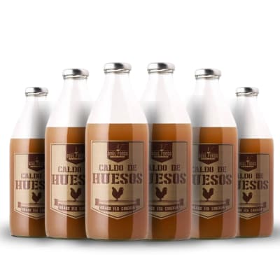 Pack x6 uu. - CALDO de POLLO libre de hormonas - 930 ml - SOUL