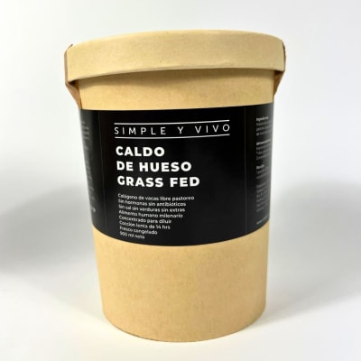 CALDO DE HUESOS de VACUNO - 900ml - Simple y Vivo