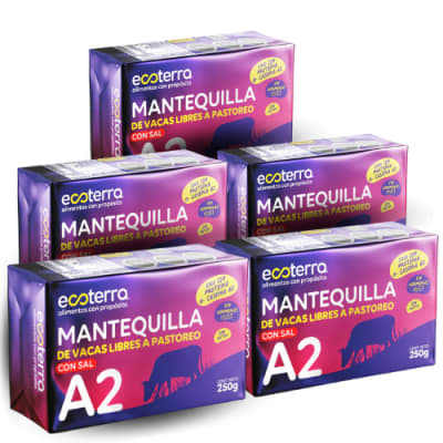 PACK 5 - MANTEQUILLA DE PASTOREO A2 CON SAL - 250G