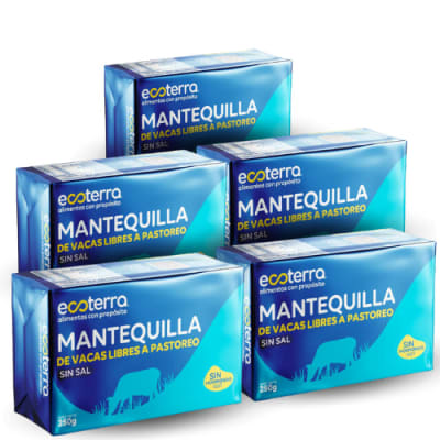 PACK 5 - MANTEQUILLA DE PASTOREO S/SAL - 250G