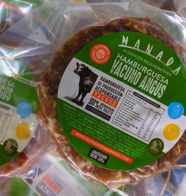 HAMBURGUESA VACUNO ANGUS - UNIDAD - 120g - Manada