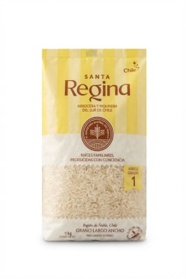 ARROZ ZAFIRO CHILENO - 1 Kg – Sin fumigación post cosecha - Santa Regina