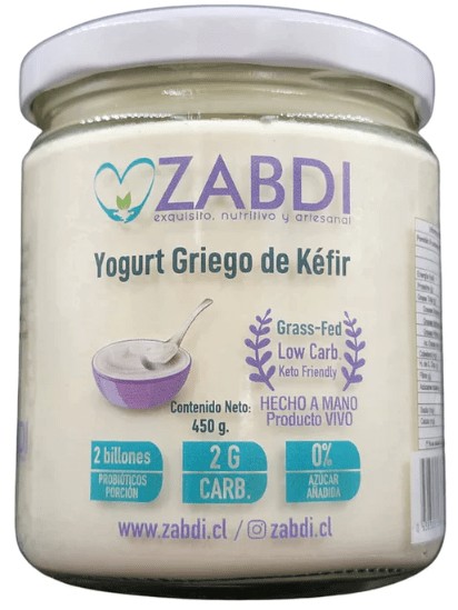 Yogurt Griego de Kefir 450 GR Zabdi1