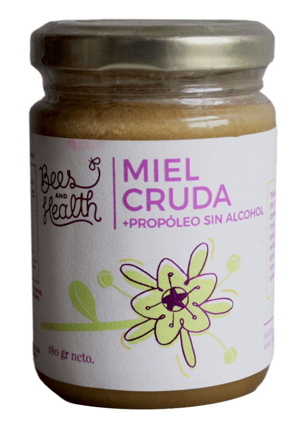 MIELCRUDA + PROPÓLEO SIN ALCOHOL - 180GR 1