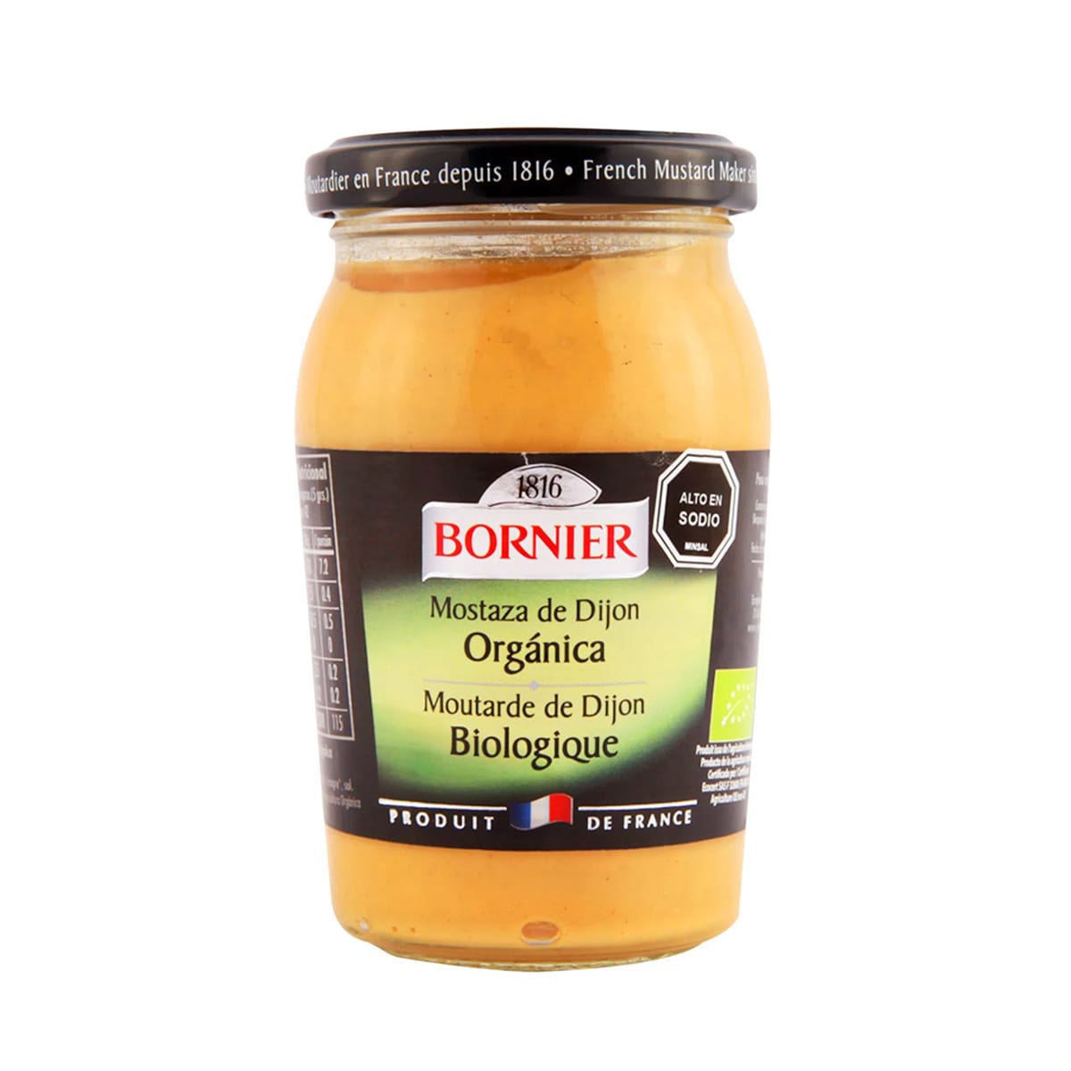 MOSTAZA ORGÁNICA DIJÓN - 210g - Bornier1